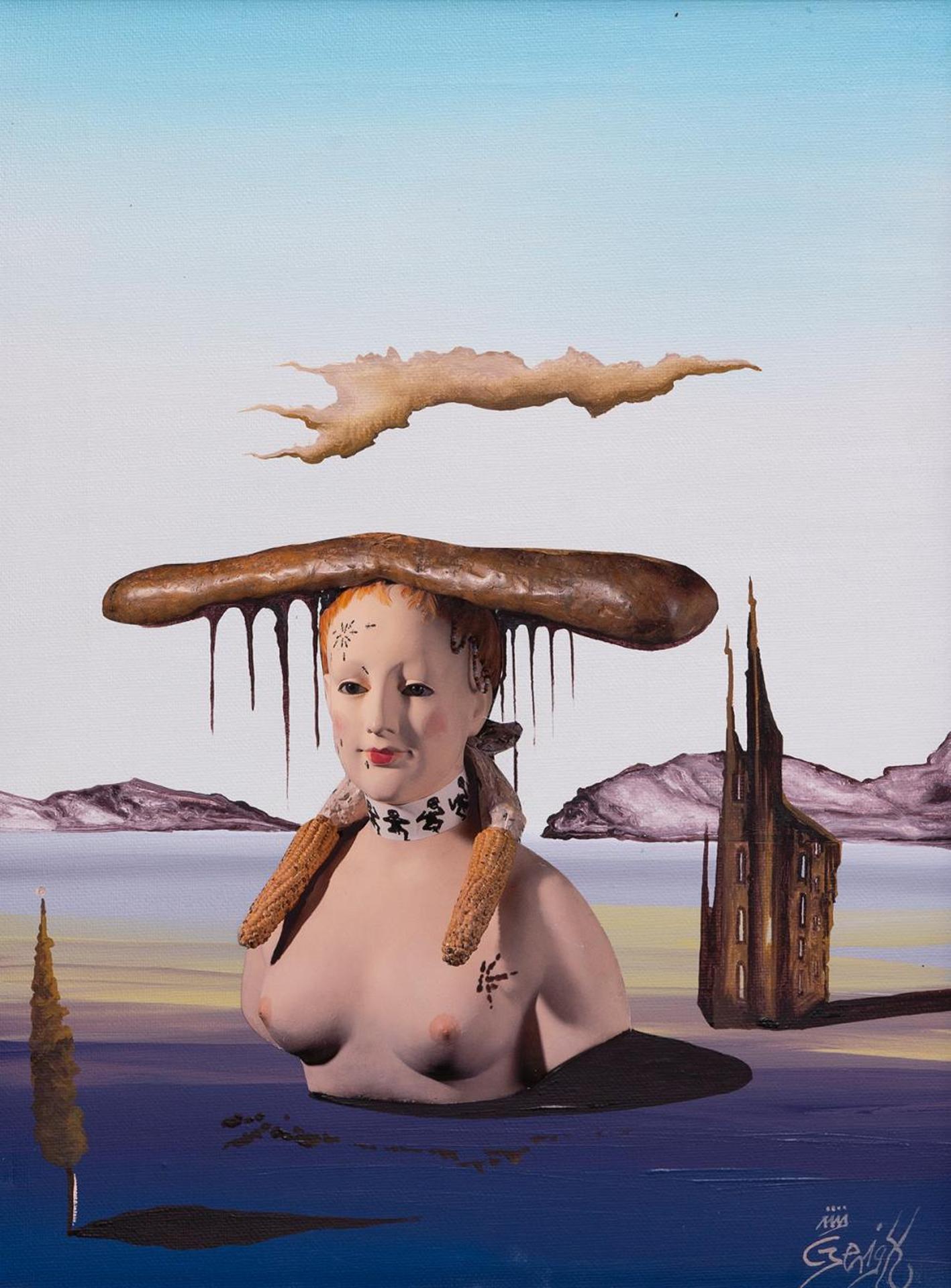 Helmut Gerigk (1953) - Untitled - Surreal Bust