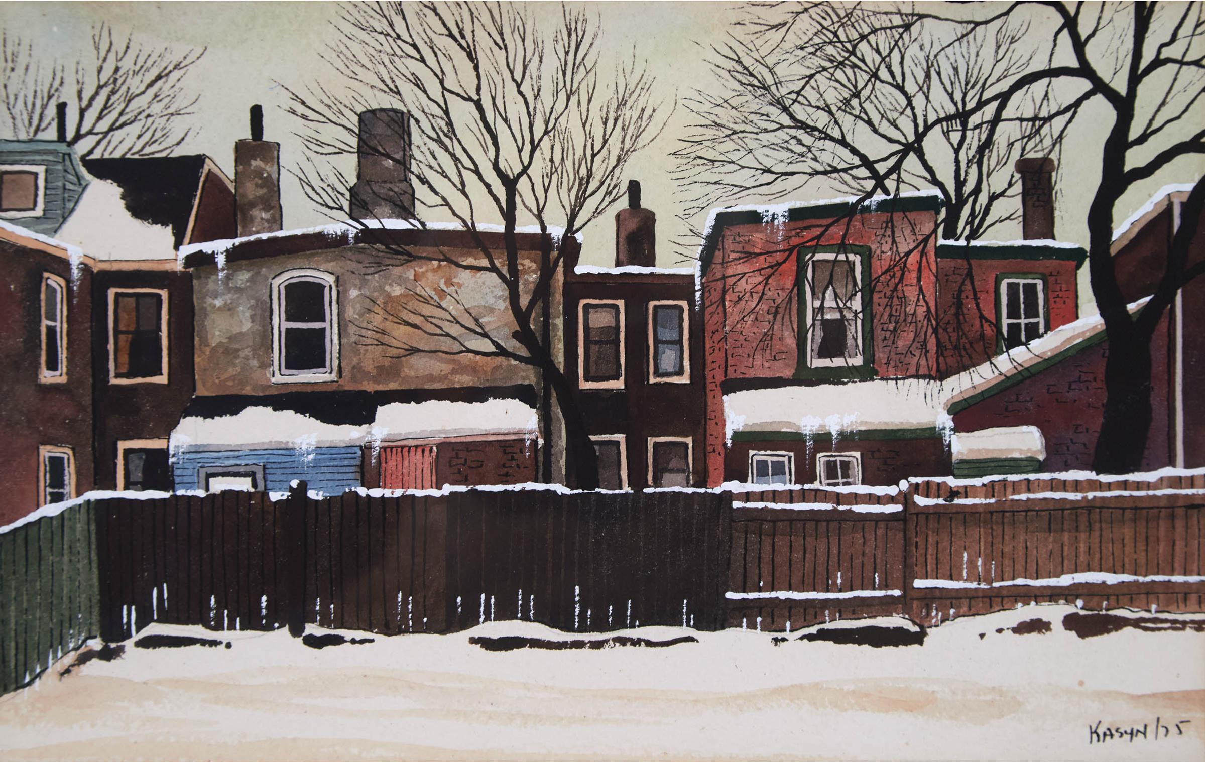 John Kasyn (1926-2008) - Near Wellesley St, 1975