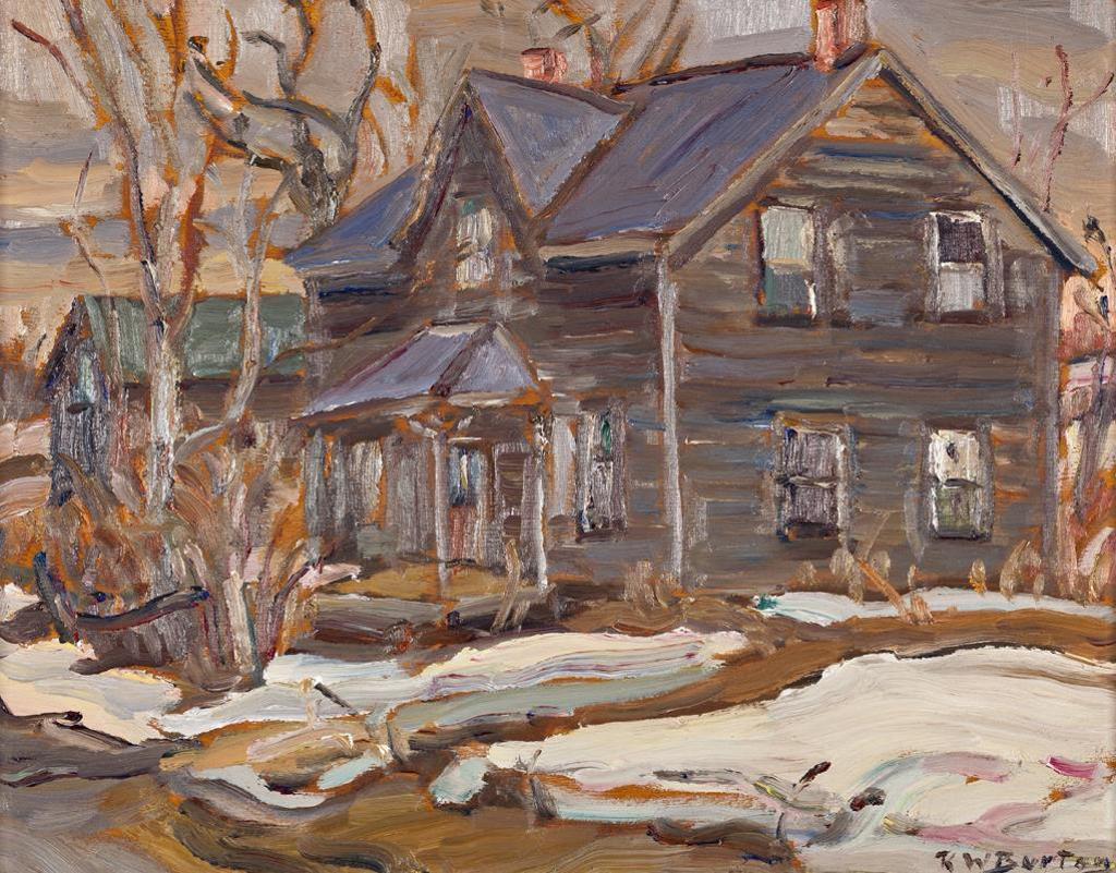 Ralph Wallace Burton (1905-1983) - Old House in Portland, Ontario