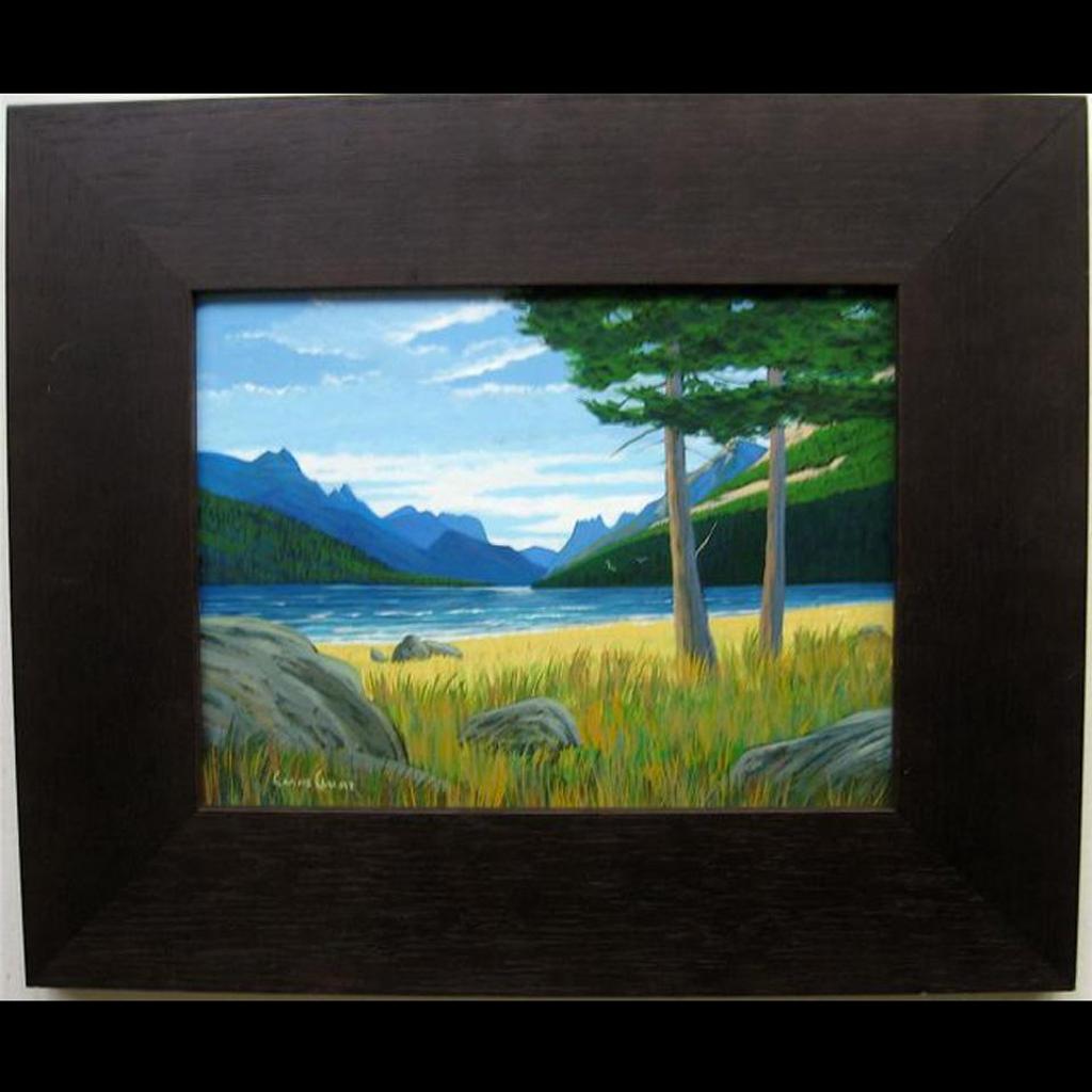 Chris MacClure (1943) - Evening At The Lake (Waterton Park); Inlet View