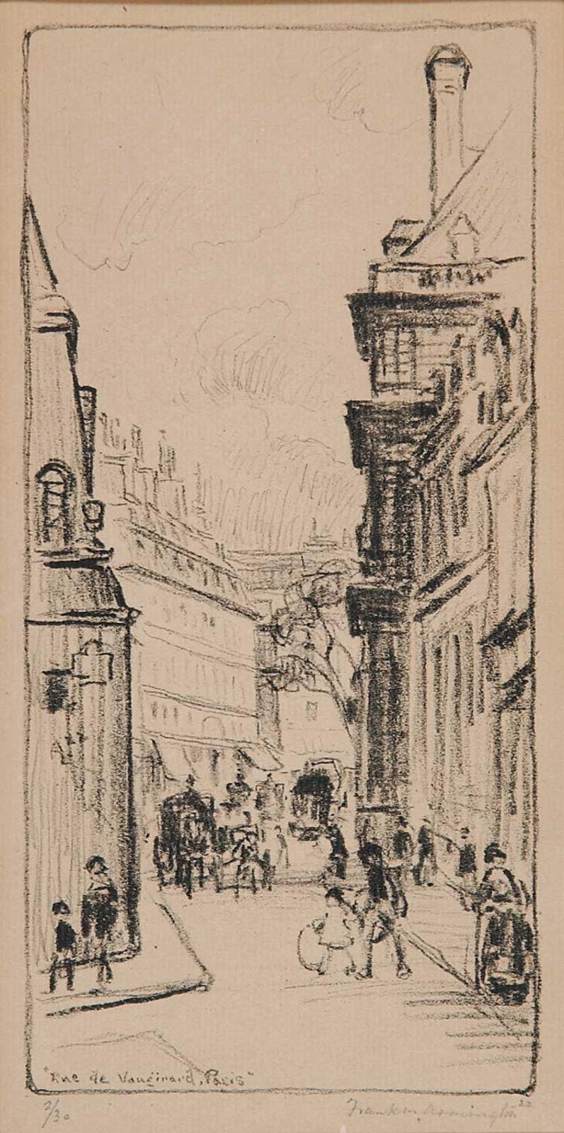 Franklin Milton Armington (1876-1941) - Rue de Vangirand, Paris  #2/30
