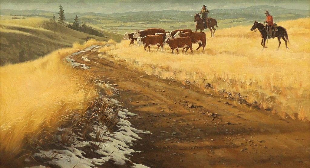 Harold Lloyd Lyon (1930-2020) - Rounding Up The Herd