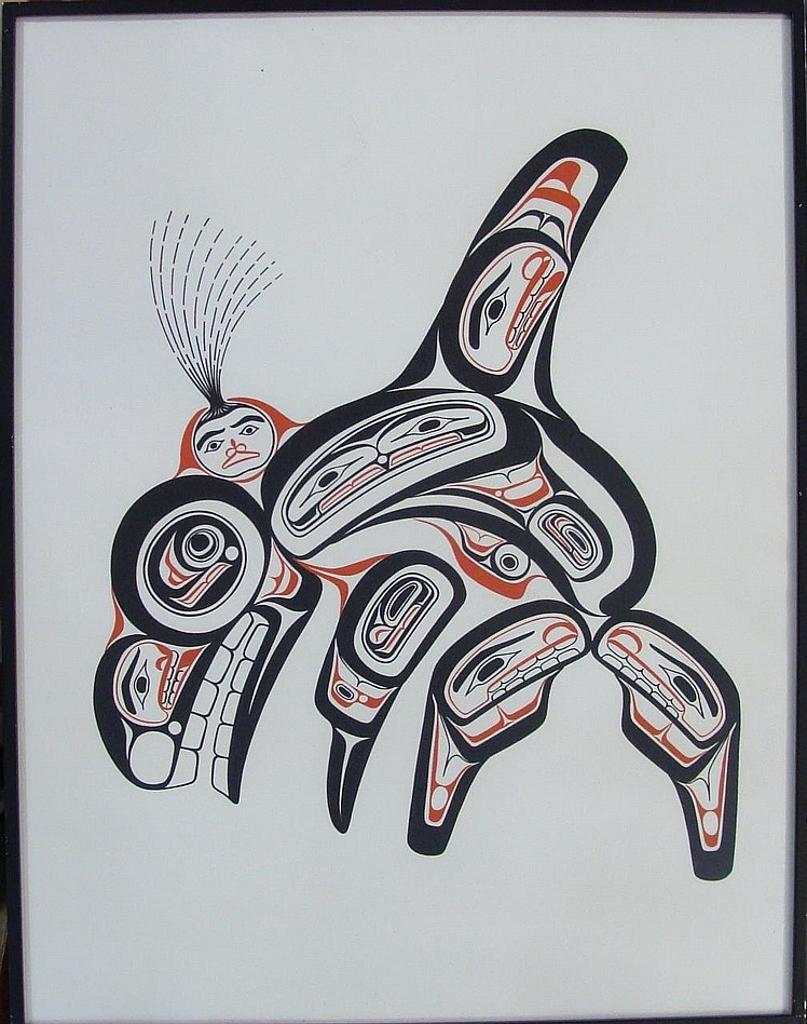 Bill (William) Ronald Reid (1920-1998) - Haida Killer Whale