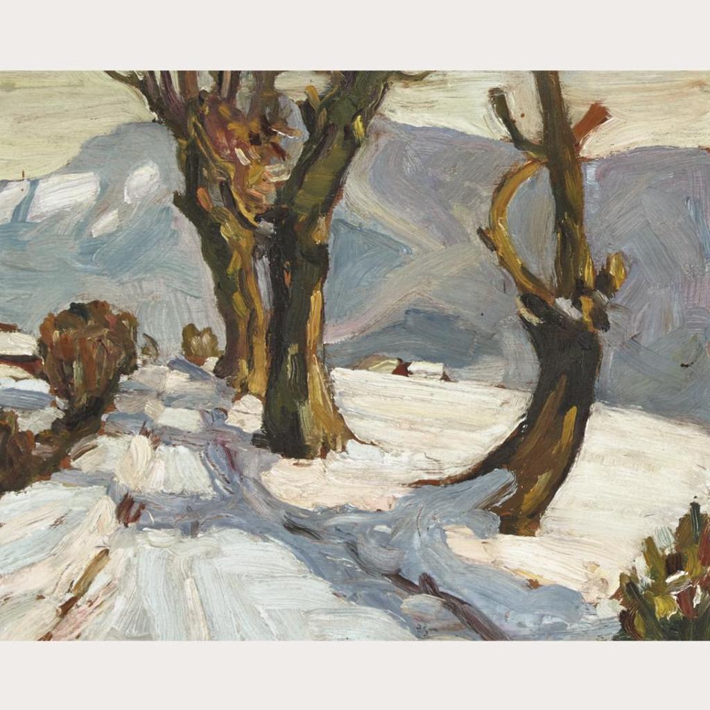 Jack Hamilton Bush (1909-1977) - Roadway In Winter