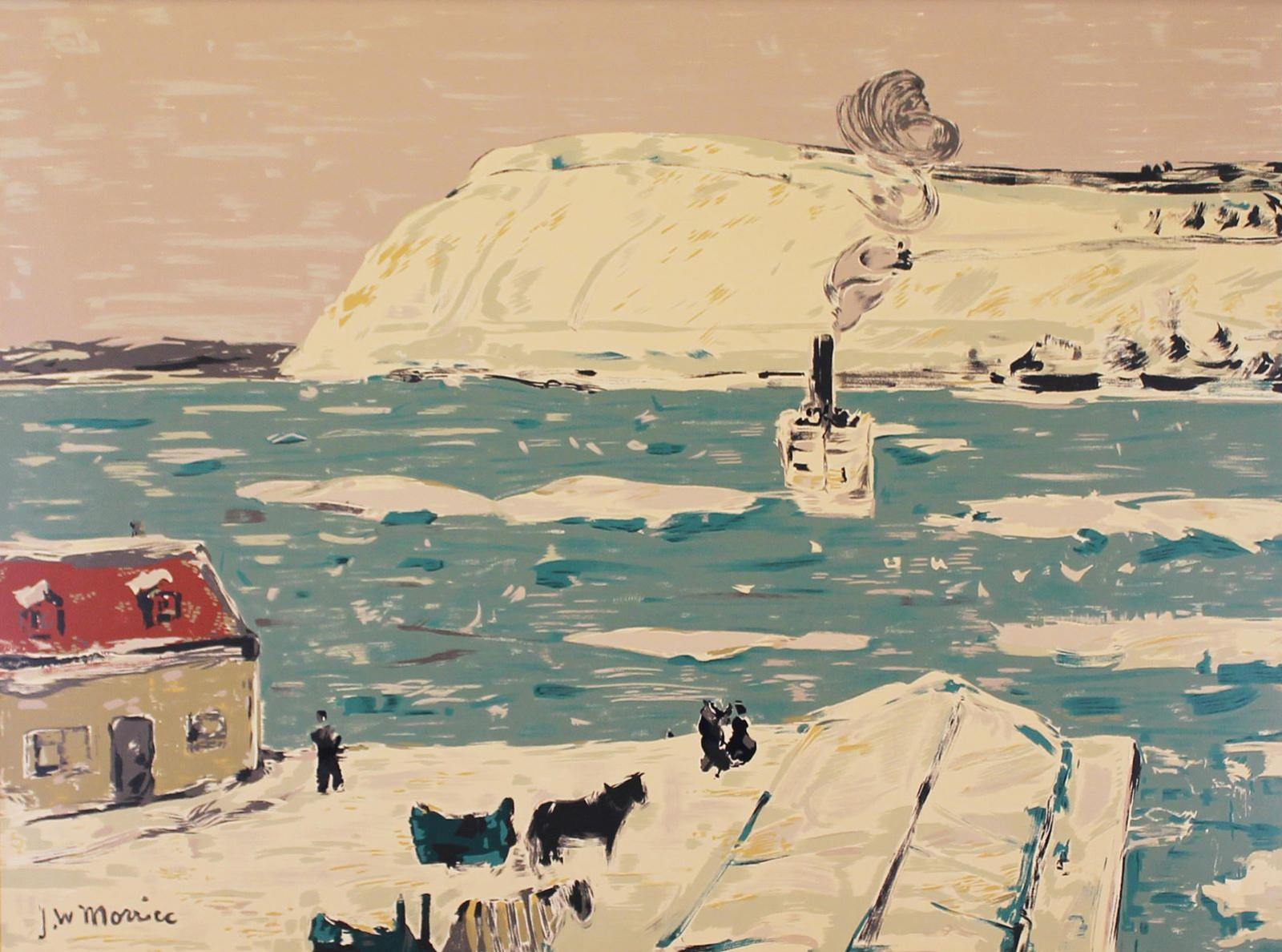 James Wilson Morrice (1865-1924) - The Ferry, Quebec; Ca 1943