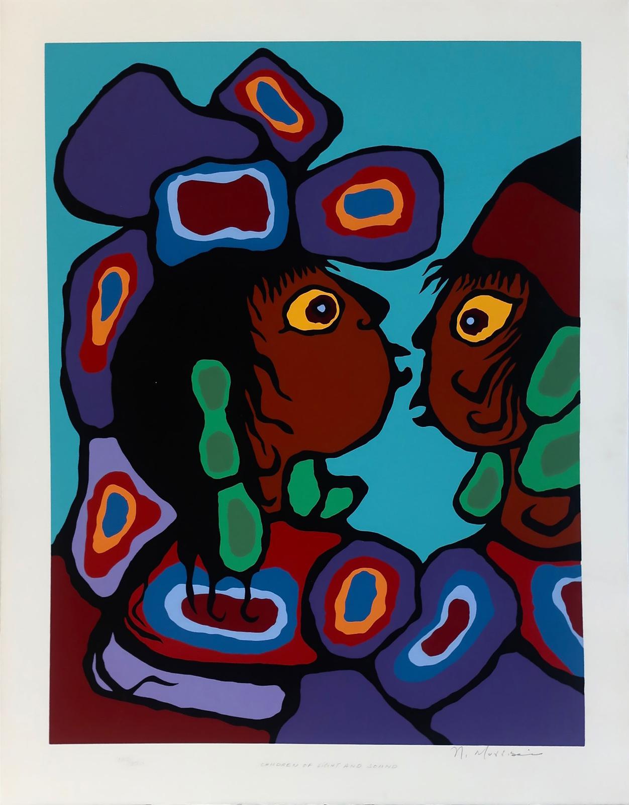 Norval H. Morrisseau (1931-2007) - Children Of Light And Sound