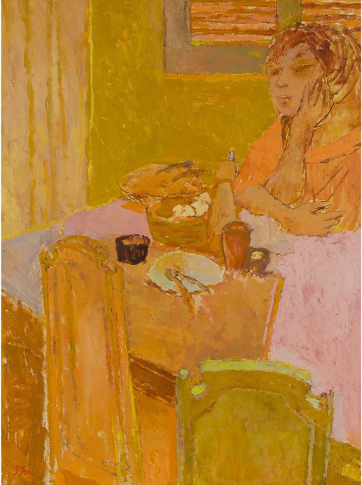 John Richard Fox (1927-2008) - Girl In Interior