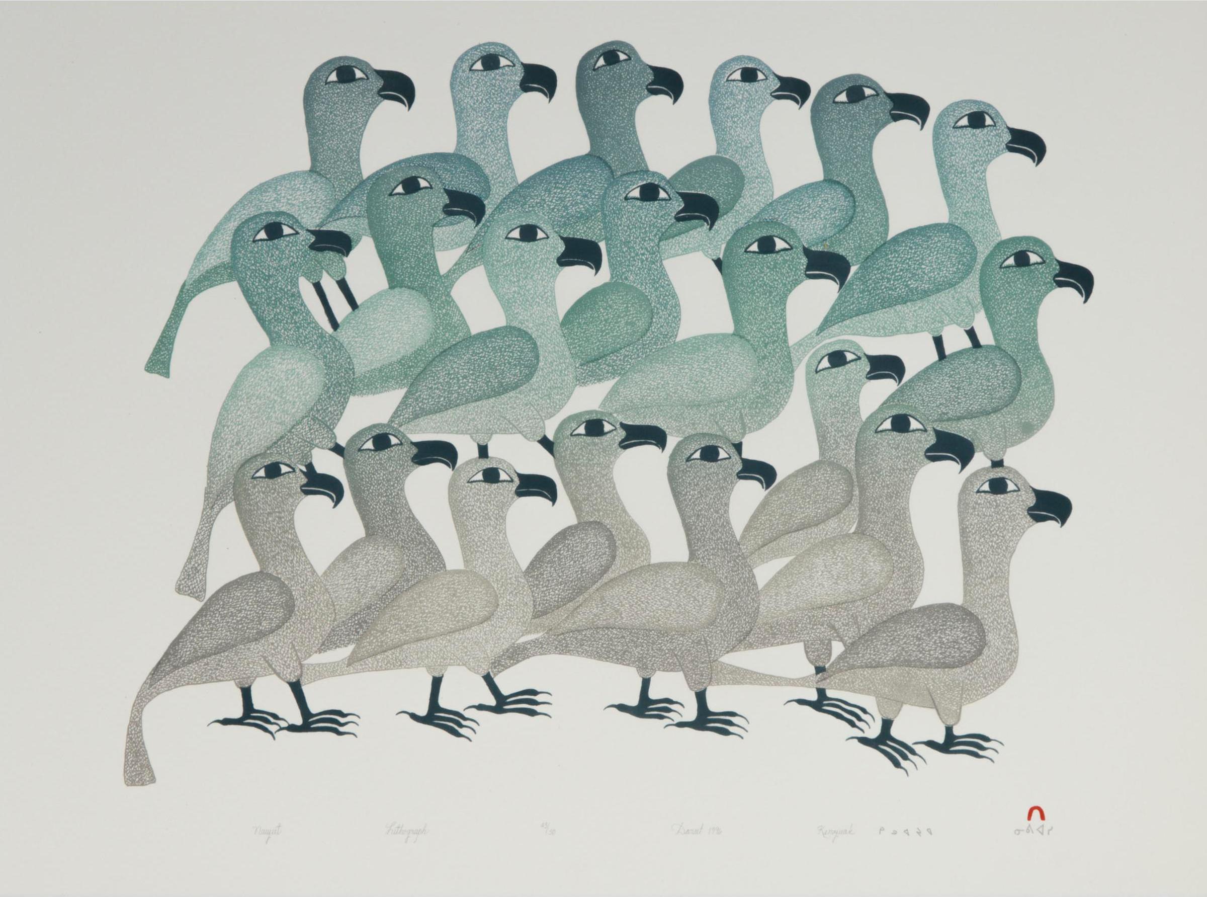 Kenojuak Ashevak (1927-2013) - Naujiit, 1996