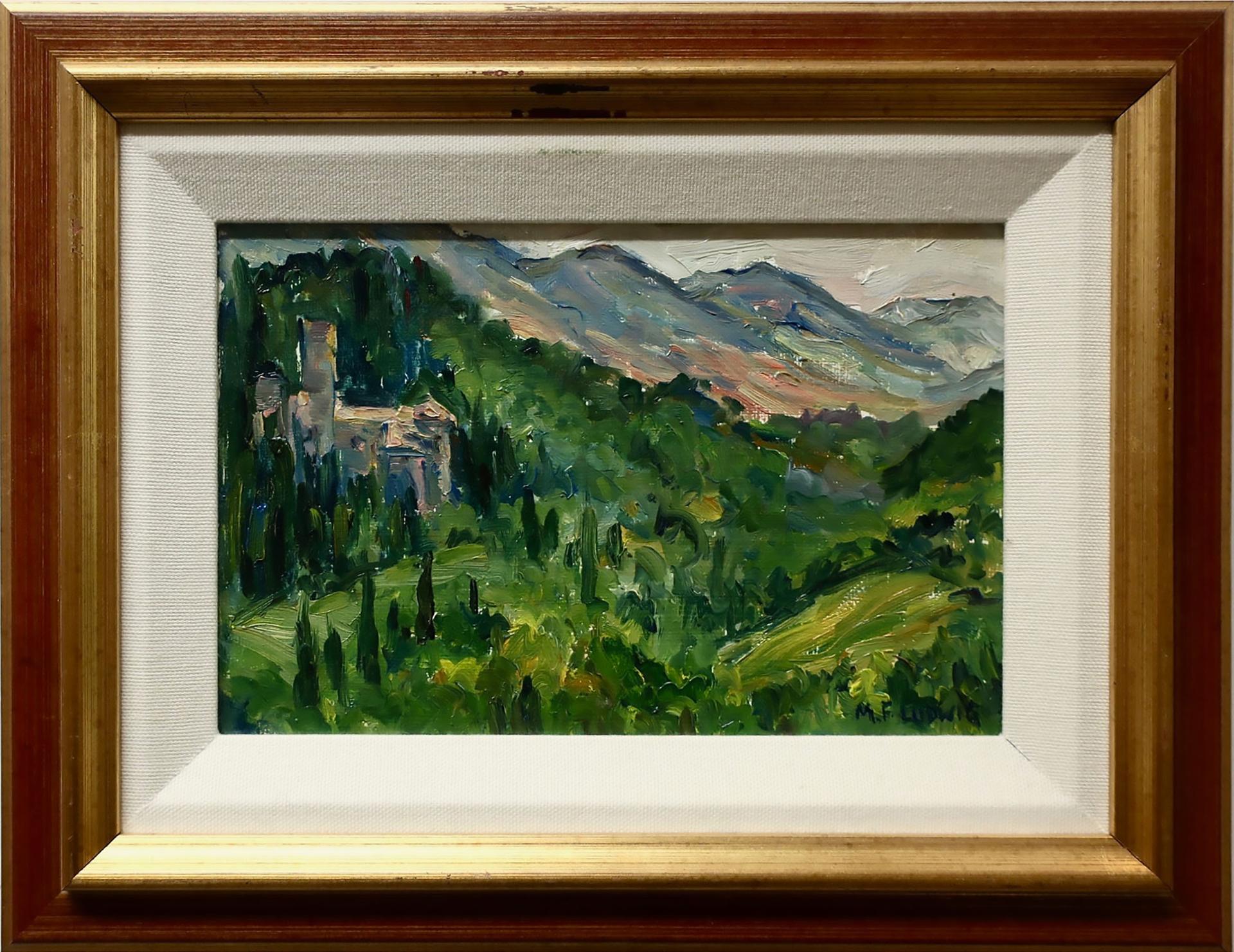 Margaret Florence Ludwig - Untitled (Mountain Landscape)