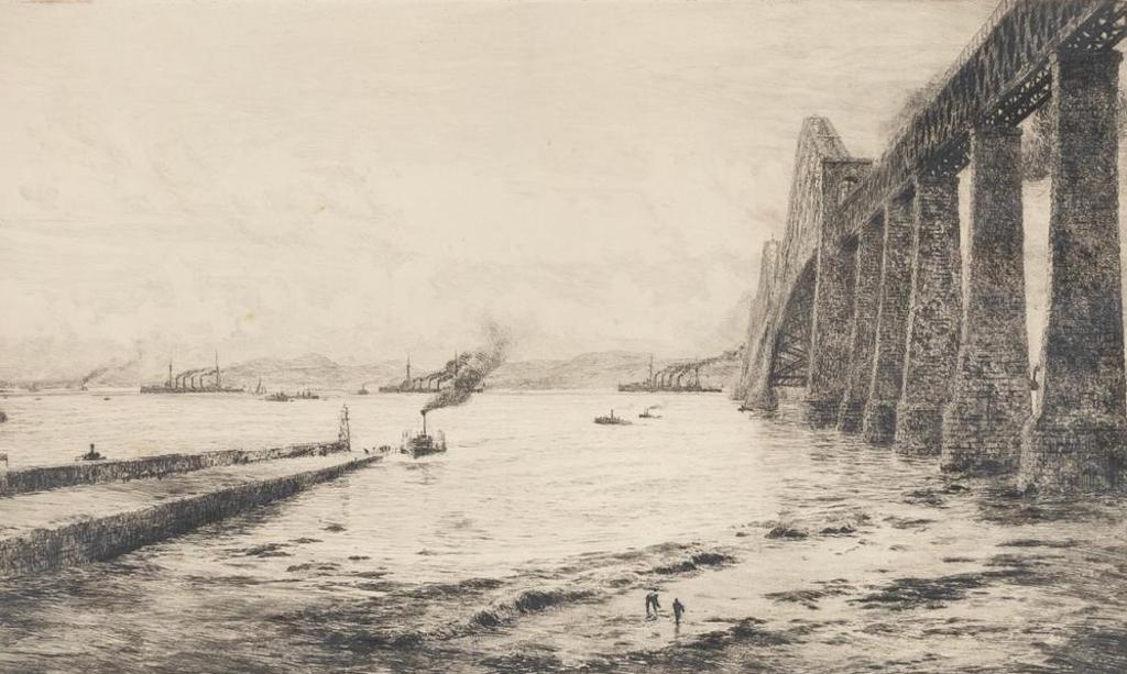 William Lionel Wyllie (1851-1931) - Forth Bridge