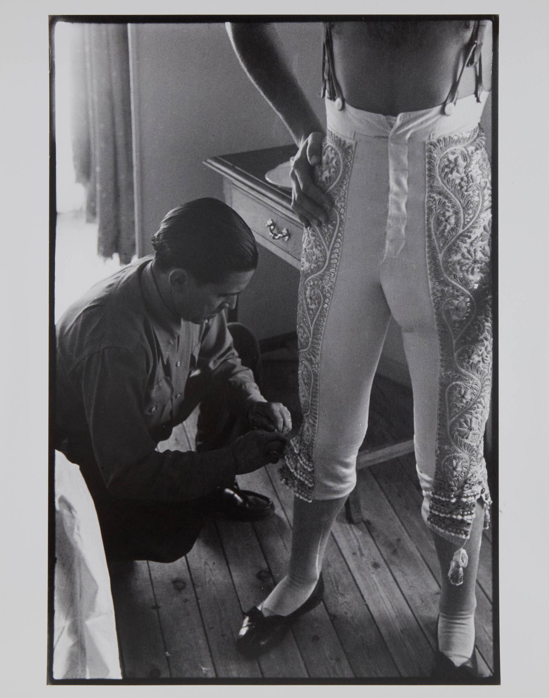 Inge Morath (1923-2002) - Dressing Of The Bullfighter Antonio Ordóñez For The Afternoon Corrida, Fiesta Of San Fermin, Pamplona, Spain, 1954