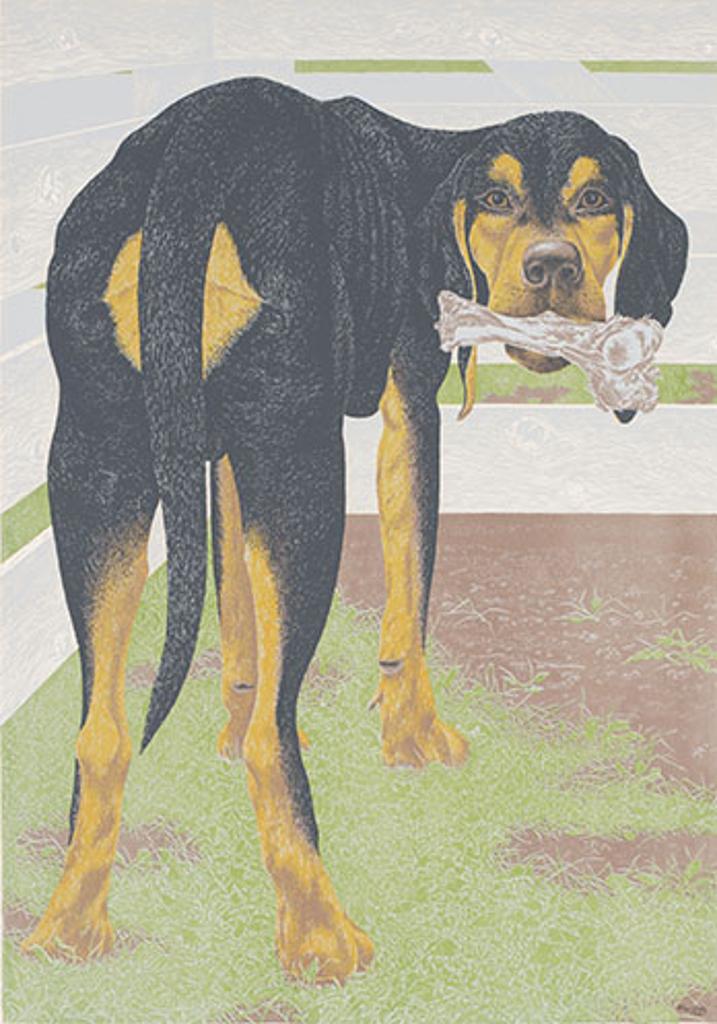 Alexander (Alex) Colville (1920-2013) - Dog with Bone