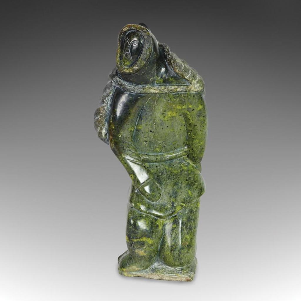 Mikigak Kingwatsiak (1943-2008) - Mother Carrying Child In Her Amaut