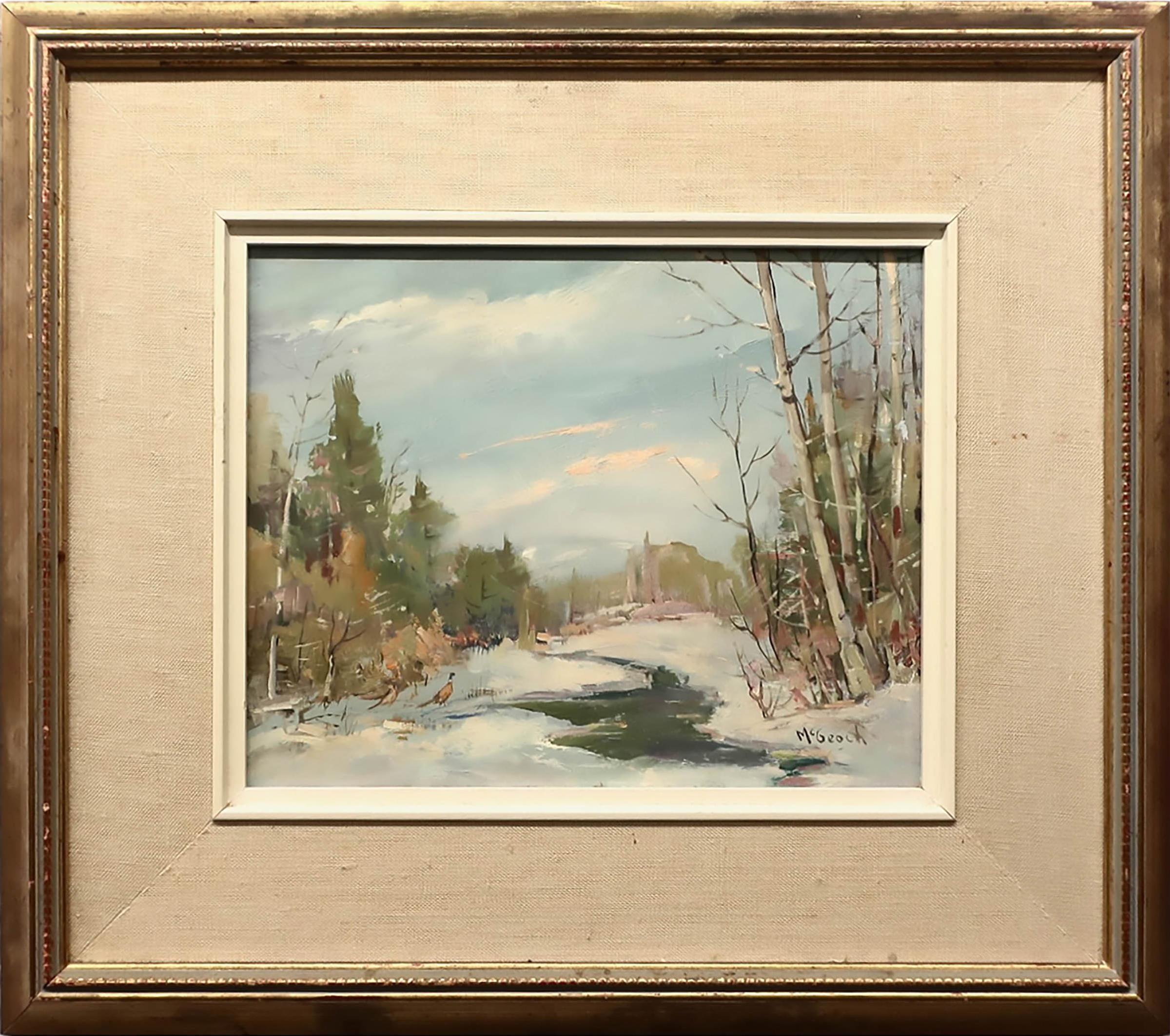 Lillian Jean McGeoch (1903-1992) - Untitled (Winter Creek Study)