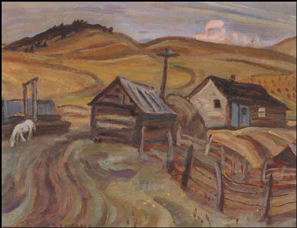 Alexander Young (A. Y.) Jackson (1882-1974) - Alberta Ranch