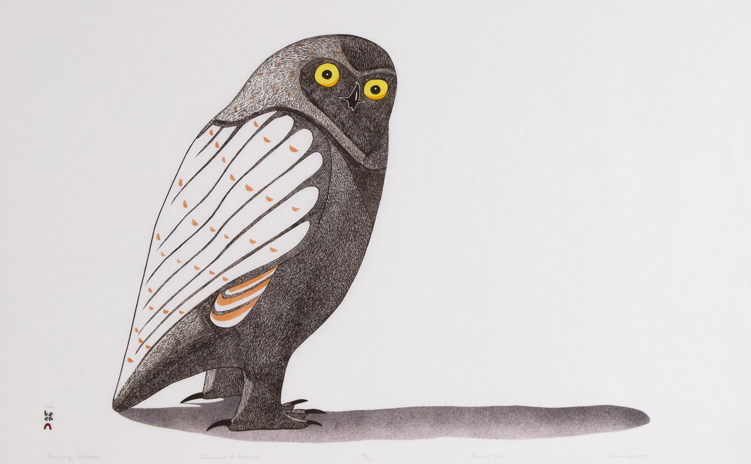 Kananginak Pootoogook (1935-2010) - Evening Shadow, 2010