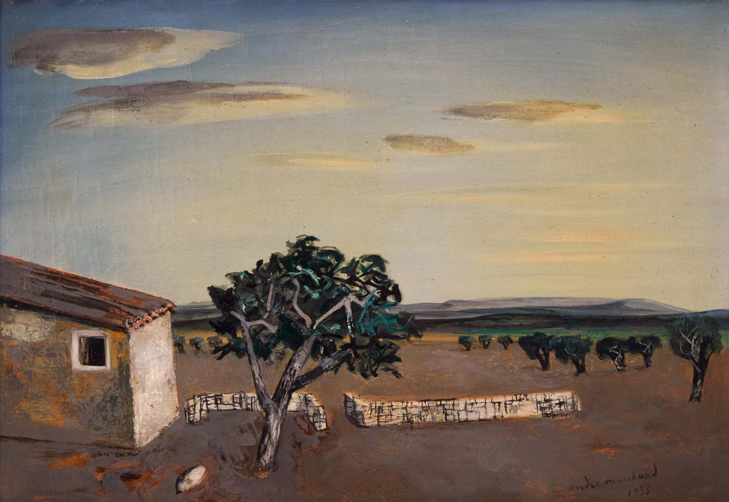 André Marchand - Paysage De Provence, 1935