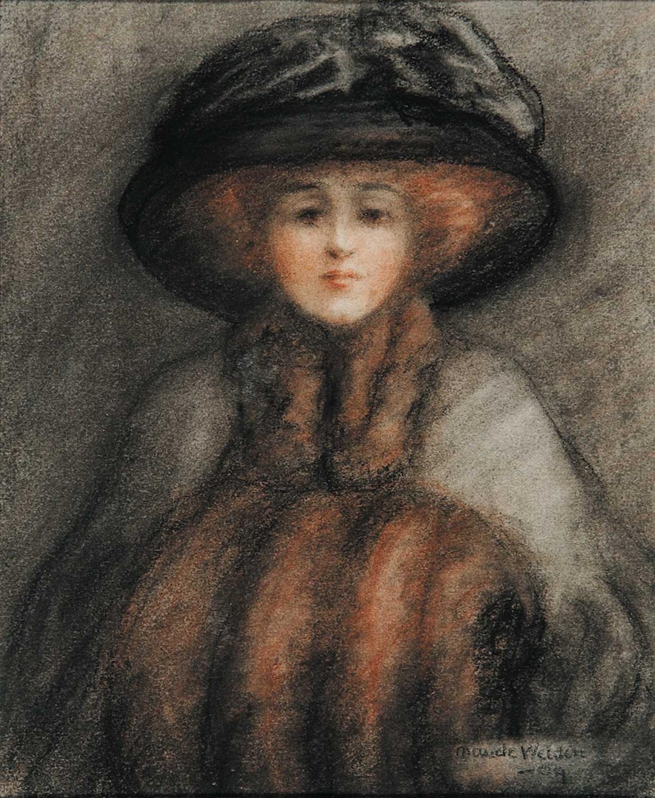 Maude Welden - Untitled - Lady in a Black Hat