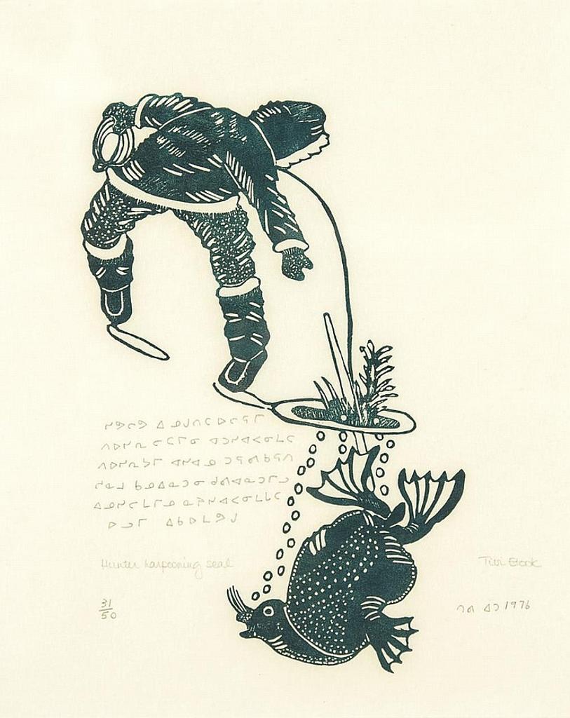 Tivi Etok Etook (1929) - George River Hunter Harpooning Seal