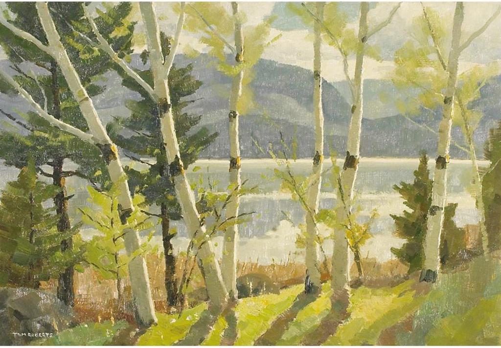 Thomas Keith (Tom) Roberts (1909-1998) - Birches And Lake