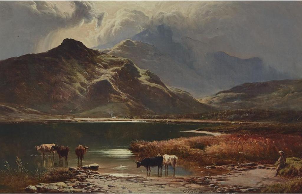 Sidney Richard Percy (1821-1886) - In The Highlands