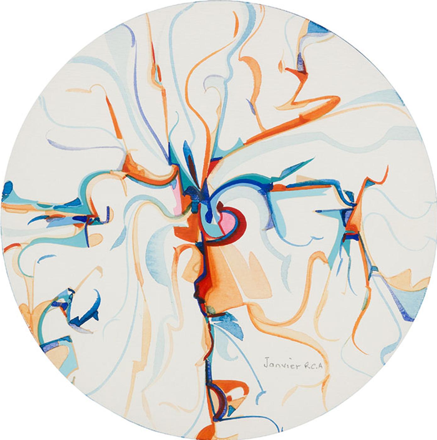 Alex Simeon Janvier (1935-2024) - Dene ni here (Traditional Land)