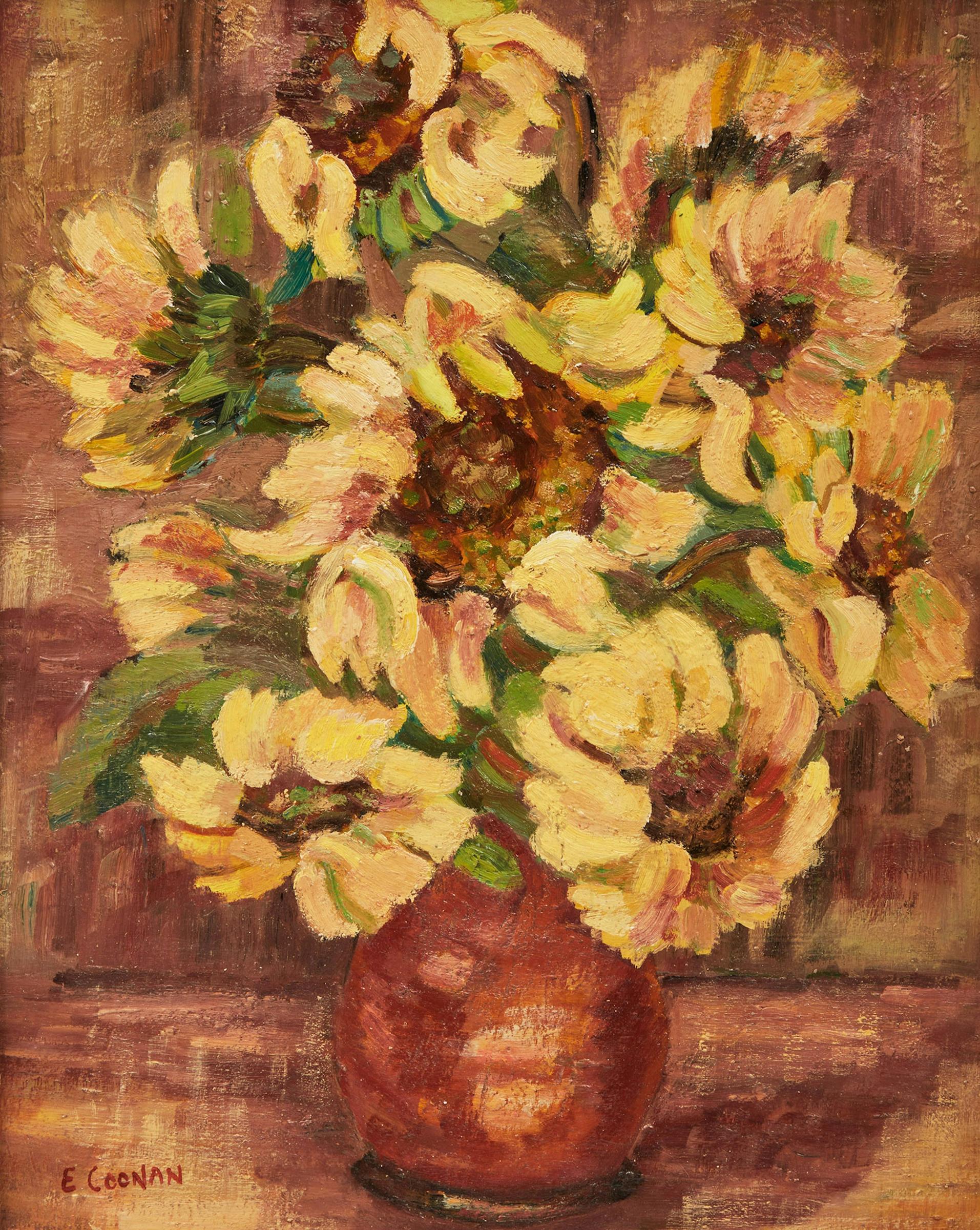 Emily Geraldine Coonan (1885-1971) - Sunflowers