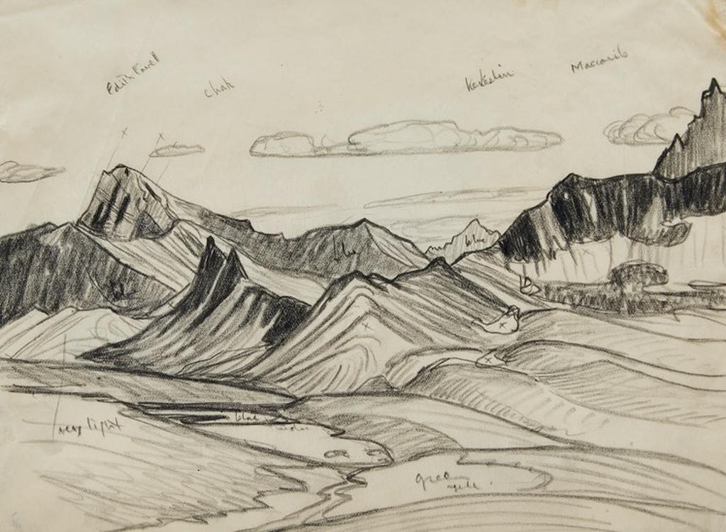 Lawren Stewart Harris (1885-1970) - Tonquin Valley, Jasper