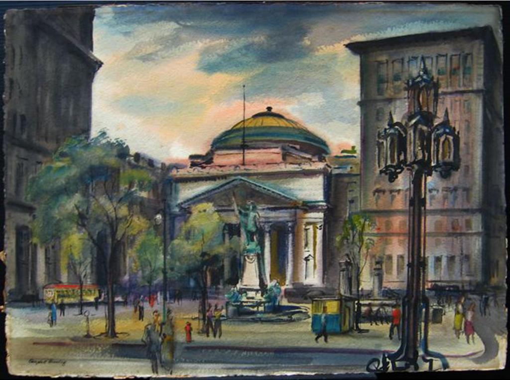 George Campbell (Cam) Tinning (1910-1996) - Downtown Montreal