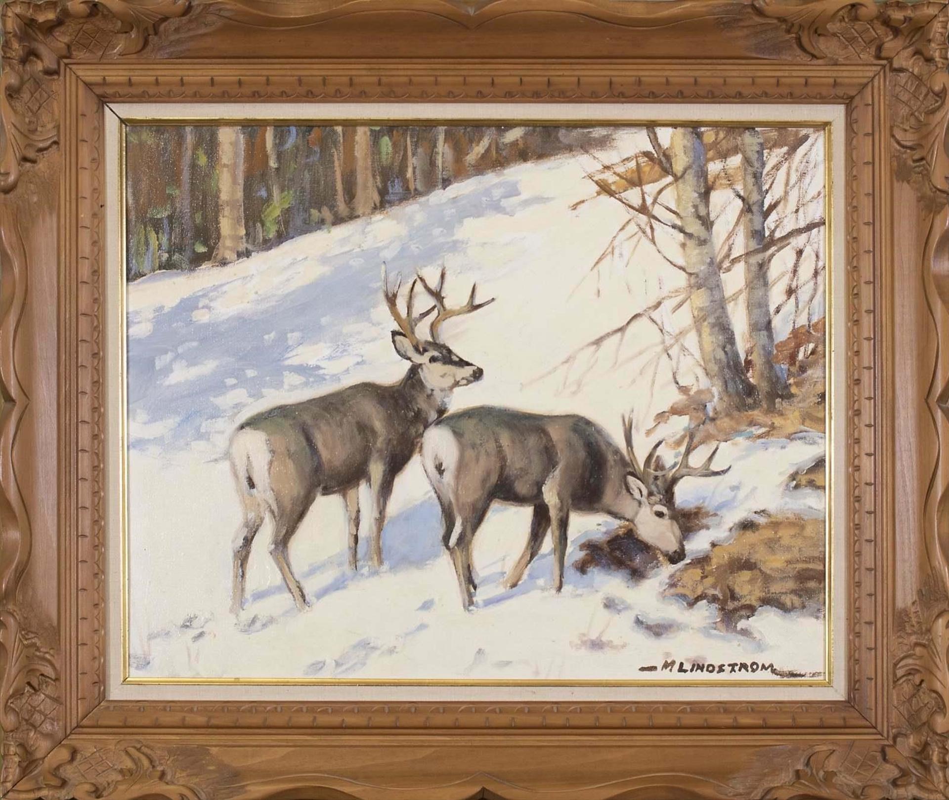 Matt Lindstrom (1890-1975) - Untitled, Mule Deer
