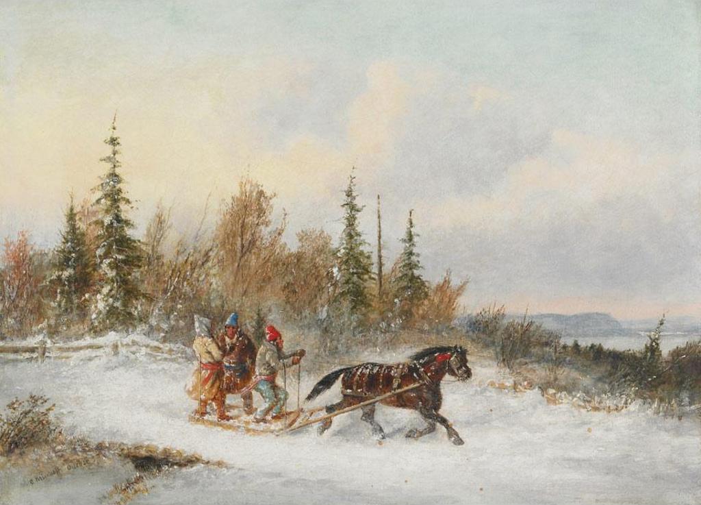 Cornelius David Krieghoff (1815-1872) - Going To Town
