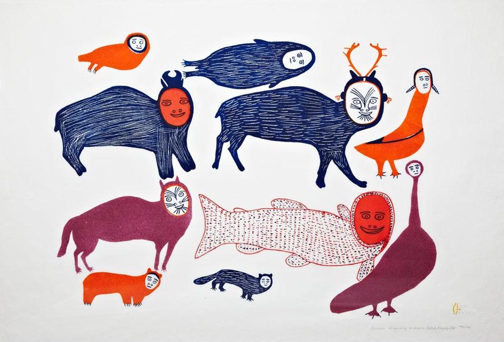 Marion Tuu'luq (1910-2002) - Animals Disguising As People