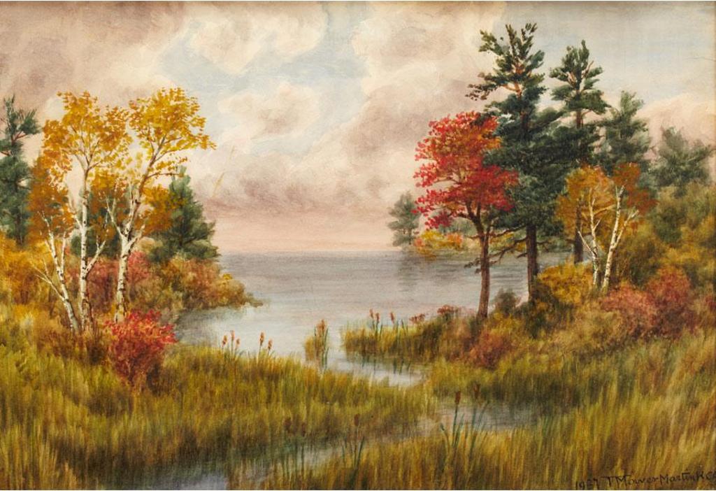 Thomas Mower Martin (1838-1934) - Marsh In Autumn