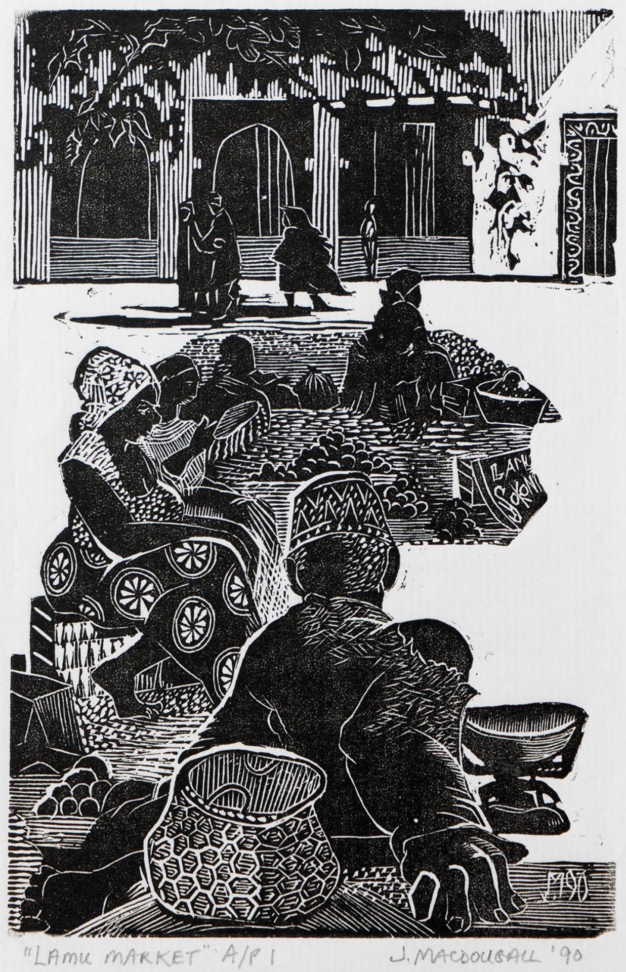 James Ian MacDougall (1936) - Lamu Market