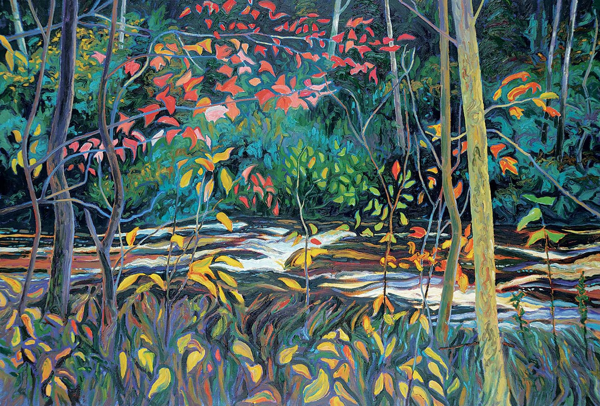 David John More (1947) - Water Forms - Middle River, N.B.