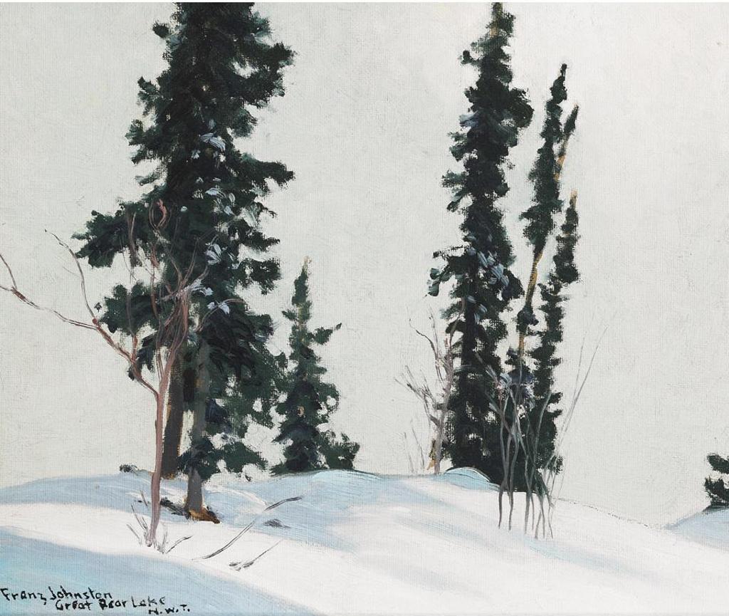 Frank (Franz) Hans Johnston (1888-1949) - Frost Haze, Great Bear Lake, March, 1939