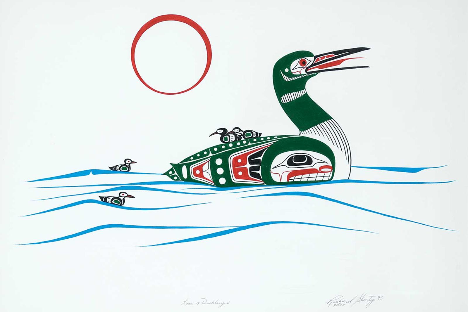 Richard Shorty (1959) - Loon and Ducklings