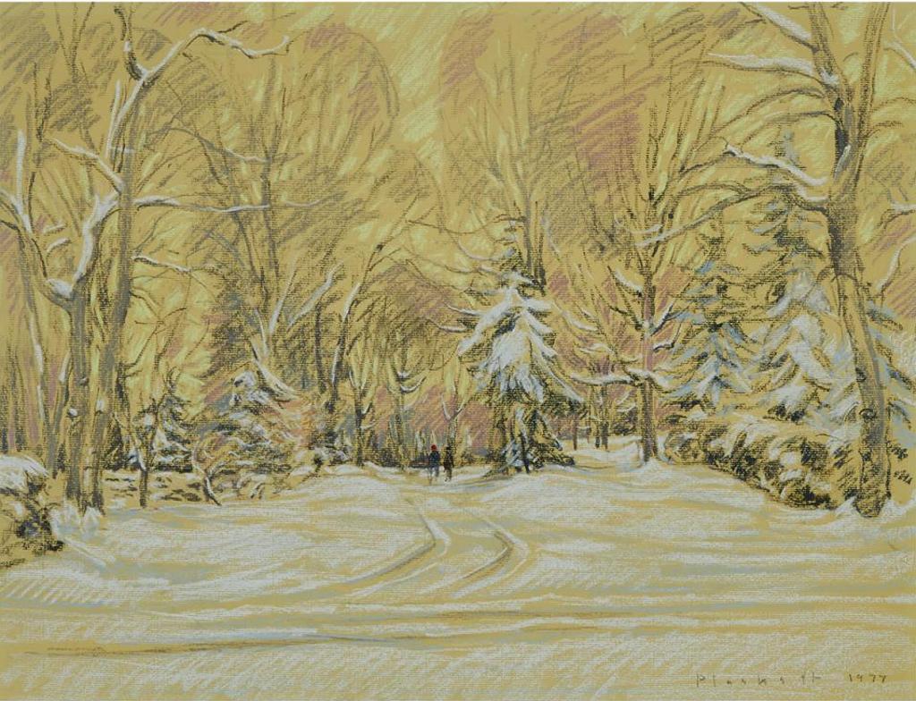 Joseph (Joe) Francis Plaskett (1918-2014) - Winter Landscape