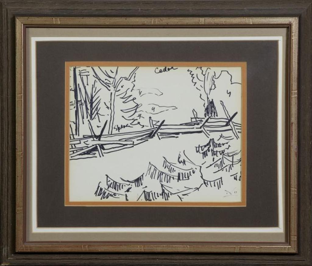 Illingworth Holey (Buck) Kerr (1905-1989) - Untitled - Spruce and Cedar