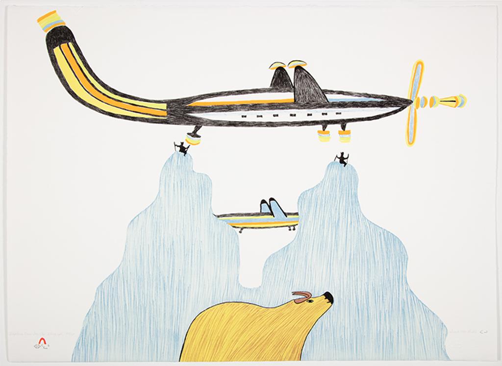 Pudlo Pudlat (1916-1992) - Airplanes Over Icecap