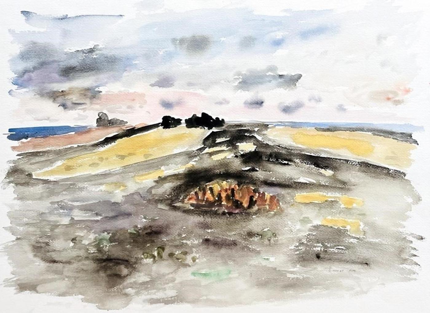 Greg Hardy (1950) - watercolour on paper