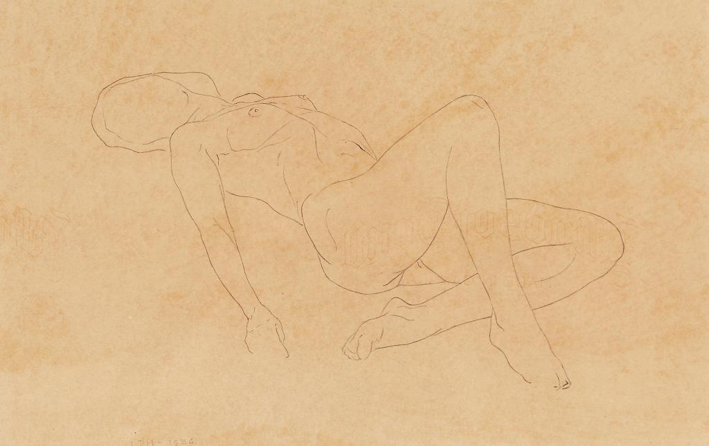 Lawren Phillips Harris (1910-1994) - Female Nude