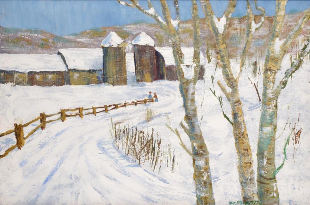 Ray Stewart - Untitled - Farm Road in Winter