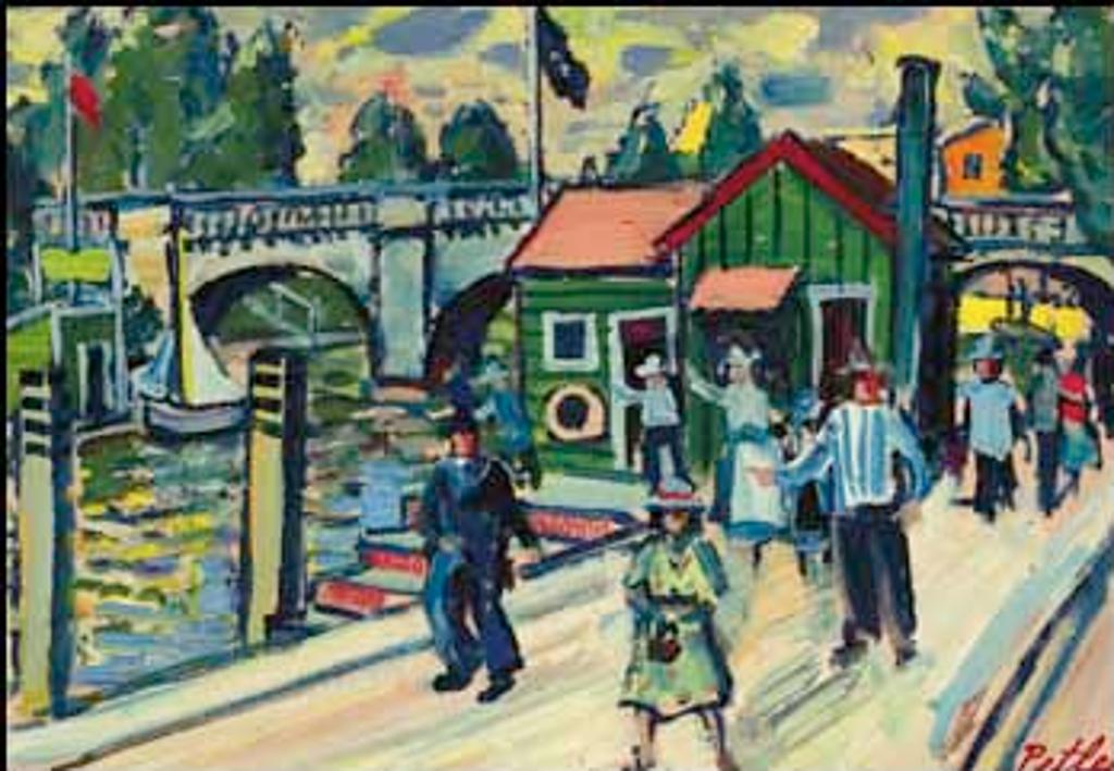 Llewellyn Petley-Jones (1908-1986) - Thames Bridge
