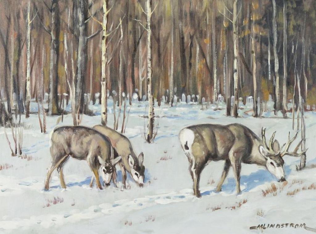 Matt Lindstrom (1890-1975) - Deer
