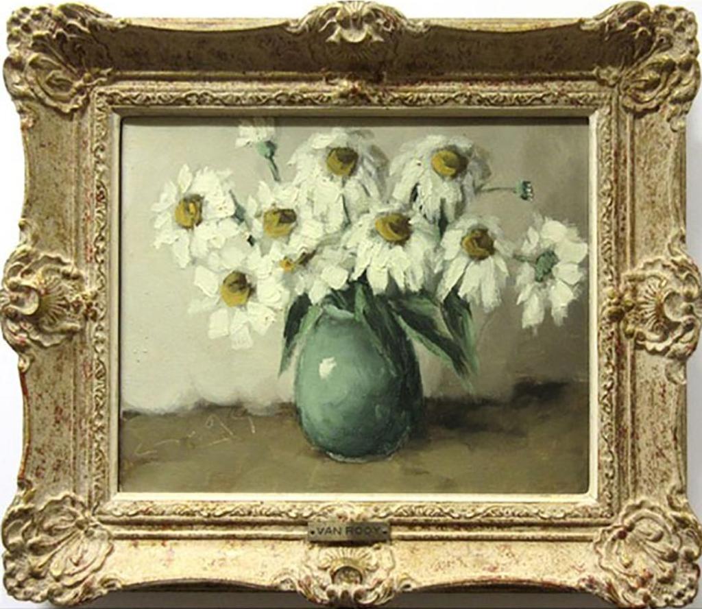 C.M. Van Rooy (1895) - Flowers In A Green Vase