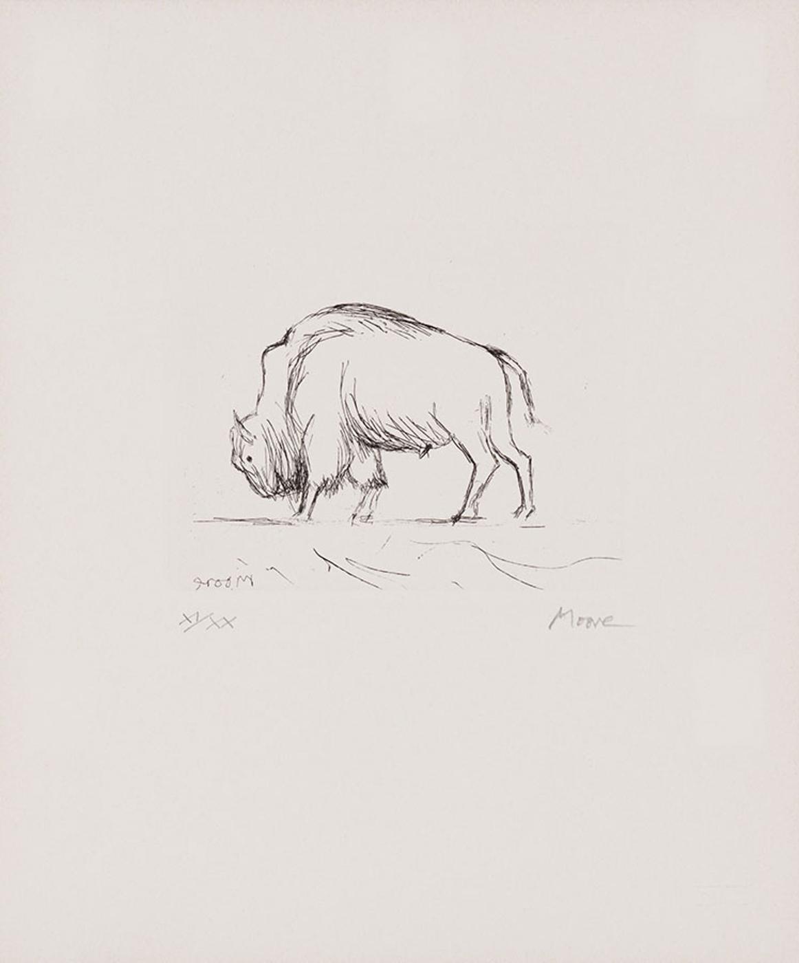 Henry Spencer Moore (1898-1986) - Bison