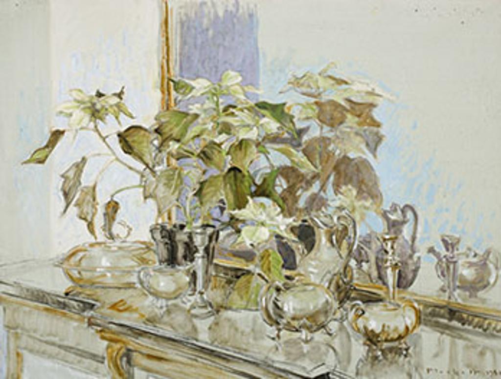 Joseph (Joe) Francis Plaskett (1918-2014) - White Poinsettias