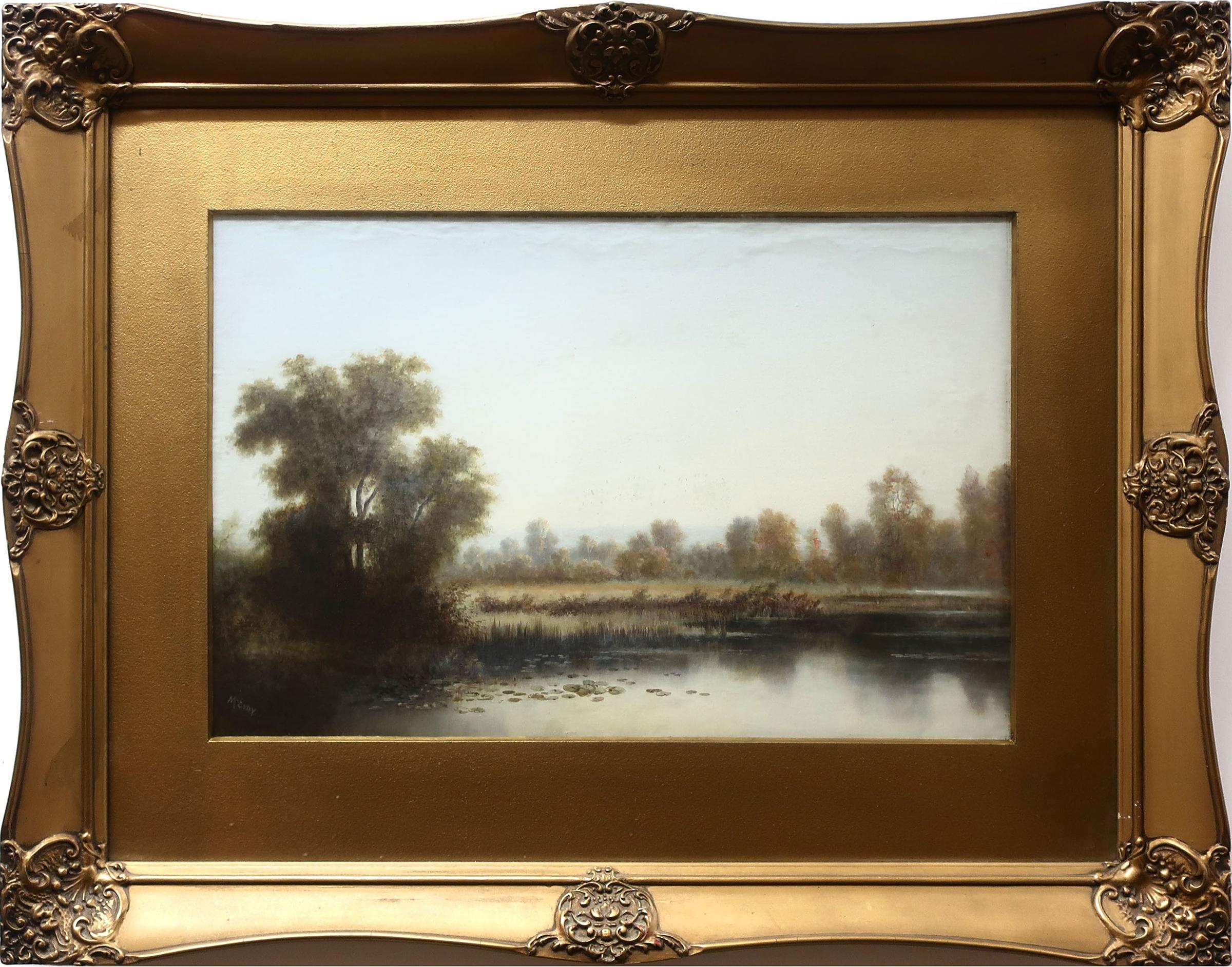 Henry Nesbitt [Harry] McEvoy (1828-1914) - Untitled (Tranquil Pond)