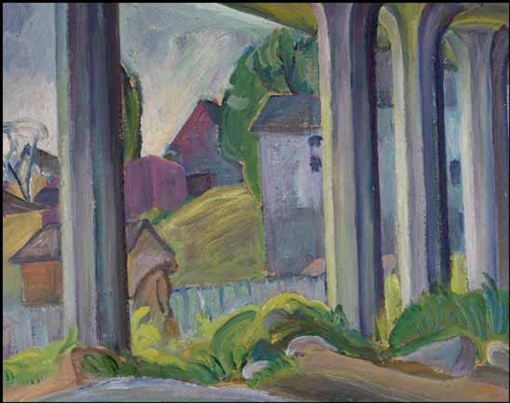 Irene Hoffar Reid (1908-1994) - Under the Georgia Viaduct